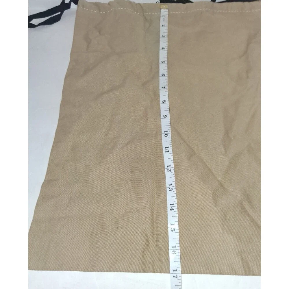 A Bathing Ape BAPE Sneaker Shoe Drawstring Dust Bag Tan Beige Ape Head Logo Bag